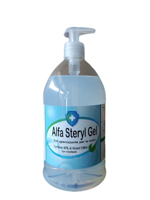 Gel disinfettante mani Alfa Steryl: igienizzante gel mani